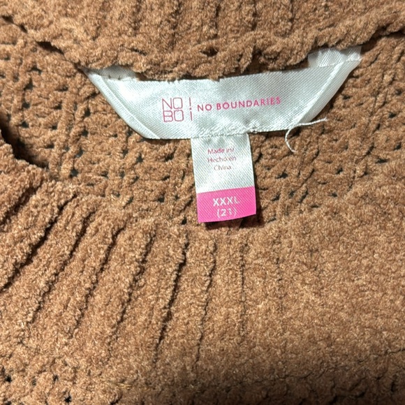 No Boundaries Juniors Fringe Sweater size 3XL (21) - Picture 7 of 9
